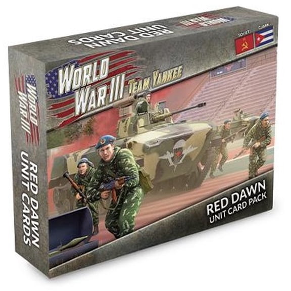 Battlefront Miniatures Red Dawn Unit Card Pack New