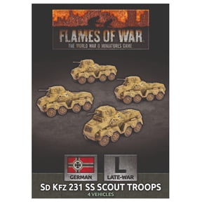 Flames of War: German Sd Kfz 231 SS Scout Troops (Late-War)