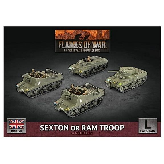 Battlefront Miniatures Sexton or Ram Troop New