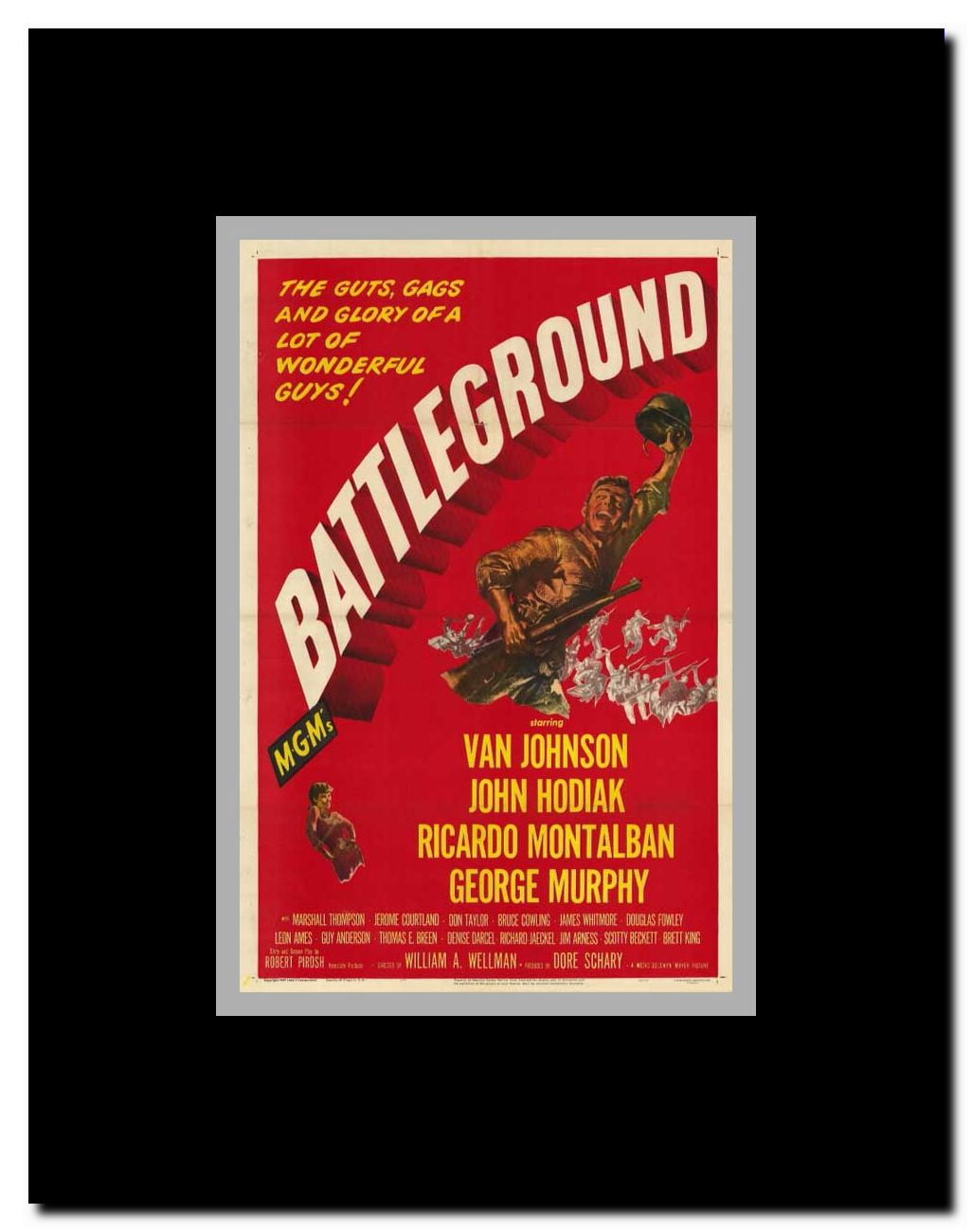 Battleground Framed Movie Poster