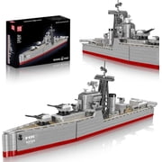 Battleship Building Sets Model, Collectible Display Military Series Ship for Adults, 10133 Classic Creative Warship Model, 1815 Pcs