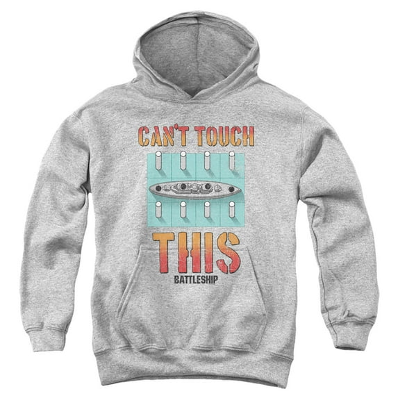 Battleship Cant Touch This Youth Pullover Hoodie Sweatshirt Athletic Heather