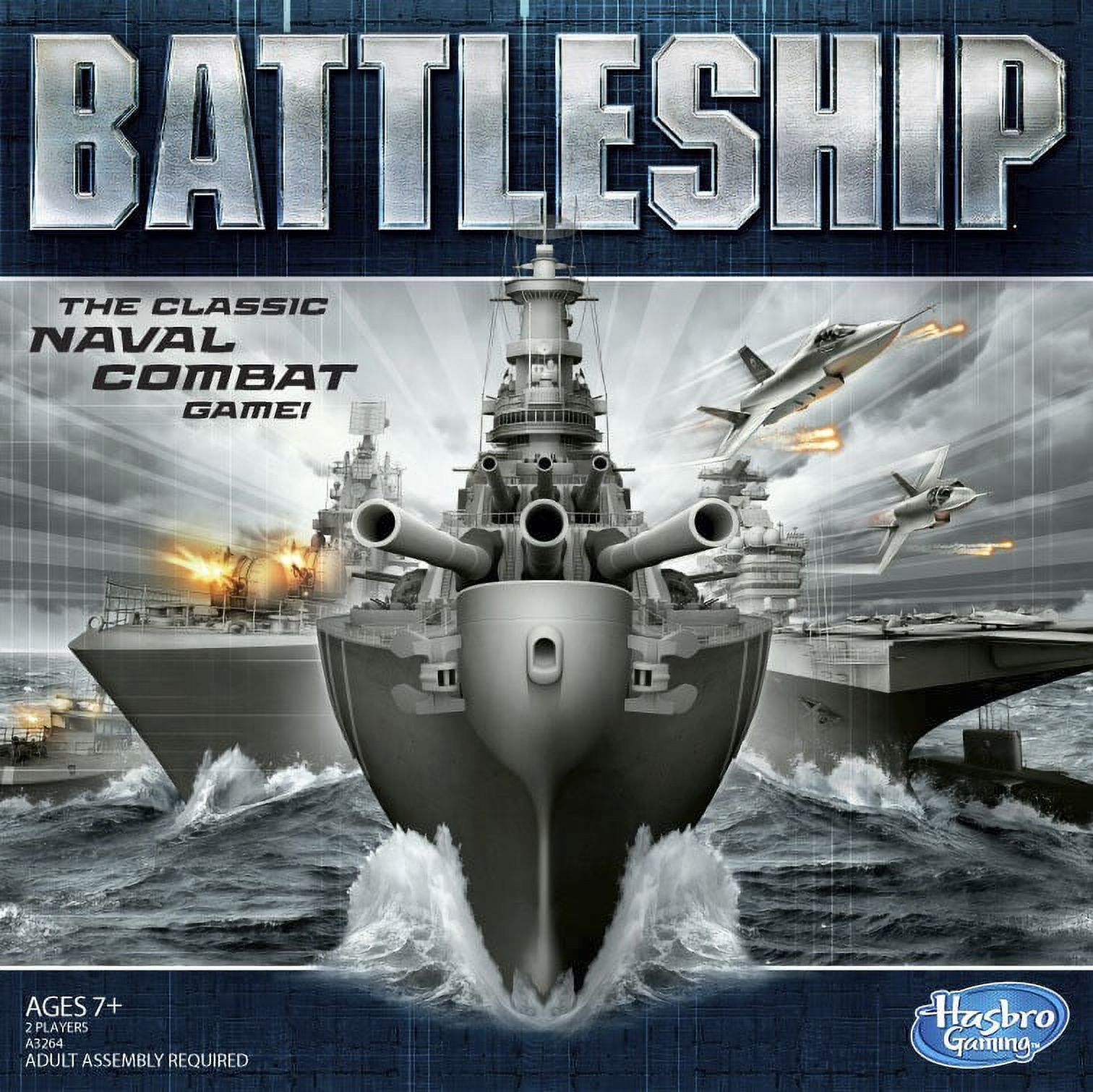 Battleship Game, by Hasbro Gaming, for Kids Ages 7 and up, for 2 Players - image 1 of 8