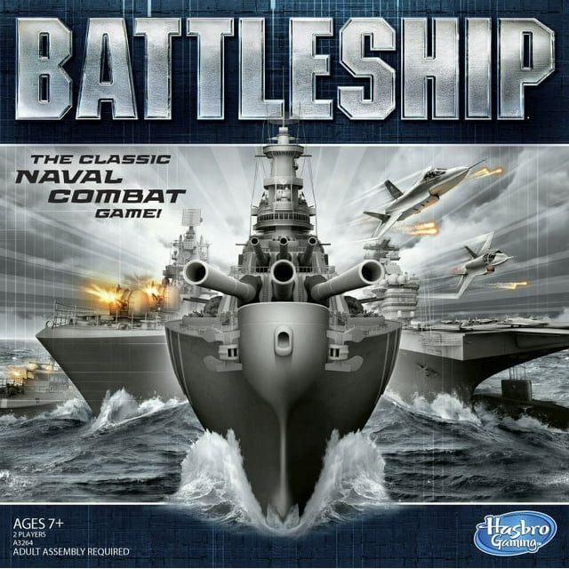 Battleship Game, by Hasbro Gaming, for Kids Ages 7 and up, for 2 Players