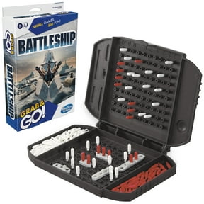 Battleship Grab and Go Game for Ages 7 and Up, Portable Game for 2 Players, Travel Game