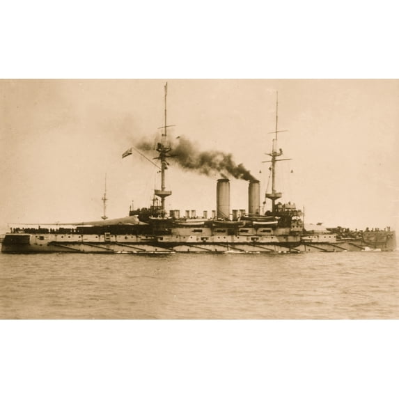 Battleship LONDON Poster Print