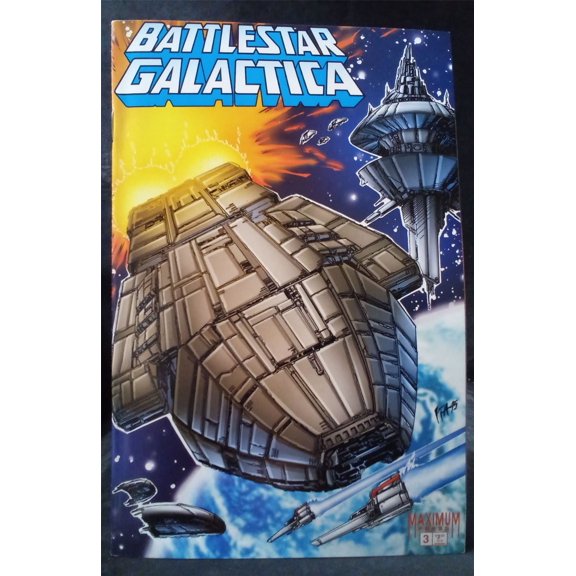 Pre-Owned Battlestar Galactica #3 1995 Maximum Press Comic Book
