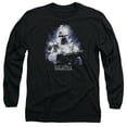 thumbnail image 1 of Battlestar Galactica 35Th Anniversary Cylon Long Sleeve Adult 18/1 T-Shirt Black, 1 of 1