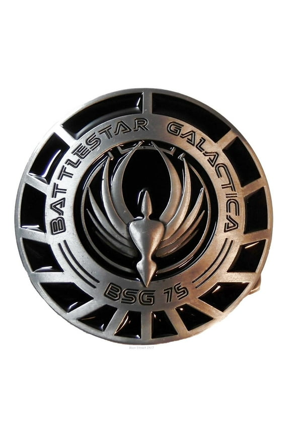 Battlestar Galactica BSG 75 Logo Metal/Enamel Belt Buckle