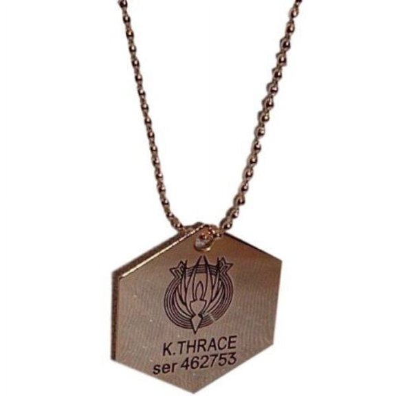 Battlestar Galactica BSG Starbuck Metal Dog Tag Necklace