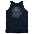 thumbnail image 1 of Battlestar Galactica Battleaxe Badge Adult Tank Top-Navy, 1 of 1