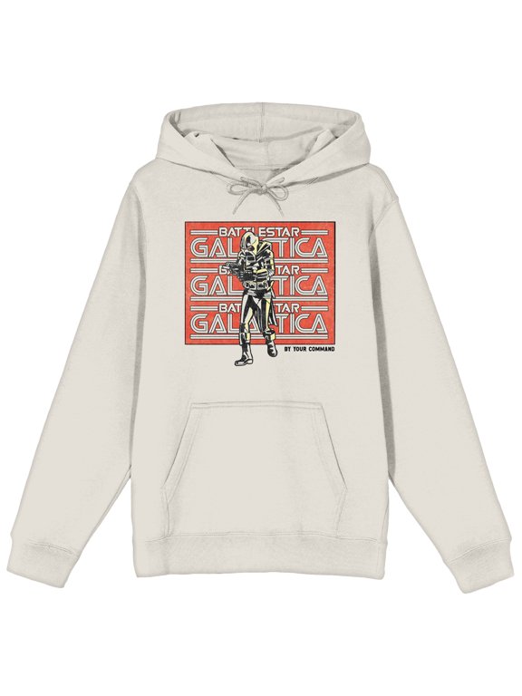 Battlestar Galactica Cylon Logo Hooded Sweatshirt for Fans-Medium