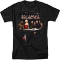 thumbnail image 1 of Battlestar Galactica & Destiny-Adult Heather T-Shirt, Black - Medium, 1 of 1