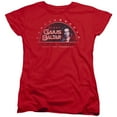 thumbnail image 1 of Battlestar Galactica Elect Gaius S/S Women's T-Shirt Red, 1 of 1