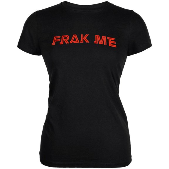 Battlestar Galactica - Frak Me Juniors T Shirt Black 2XL