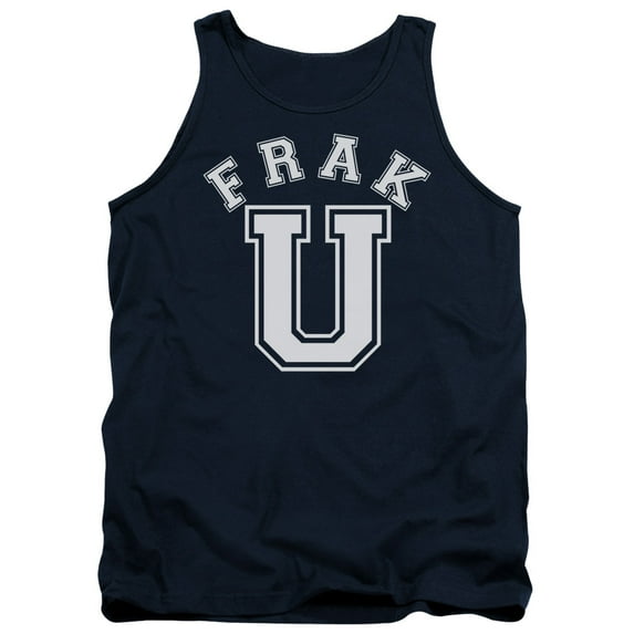 Battlestar Galactica Frak U Adult Tank Top Navy