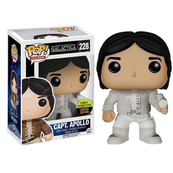 Battlestar Galactica Funko POP! TV Captain Apollo Vinyl Figure [White]