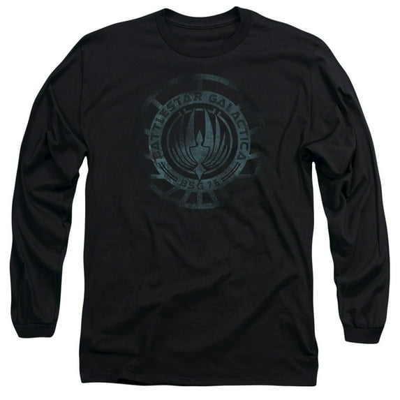 Battlestar Galactica (New) - Faded Emblem - Long Sleeve Shirt - X-Large