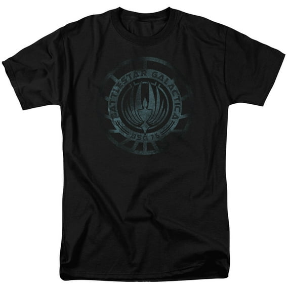 Battlestar Galactica (New) Faded Emblem Officially Licensed Adult T-Shirt S