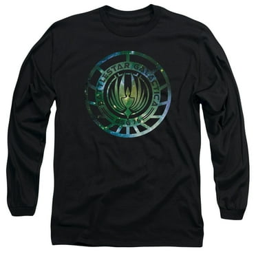 Battlestar Galactica (New) - Galaxy Emblem - Long Sleeve Shirt - Large