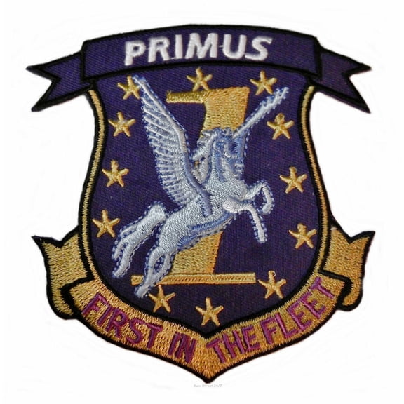 Battlestar Galactica Primus 1st Fighter Squadron 3 1/4" Wide Embroidered Patch