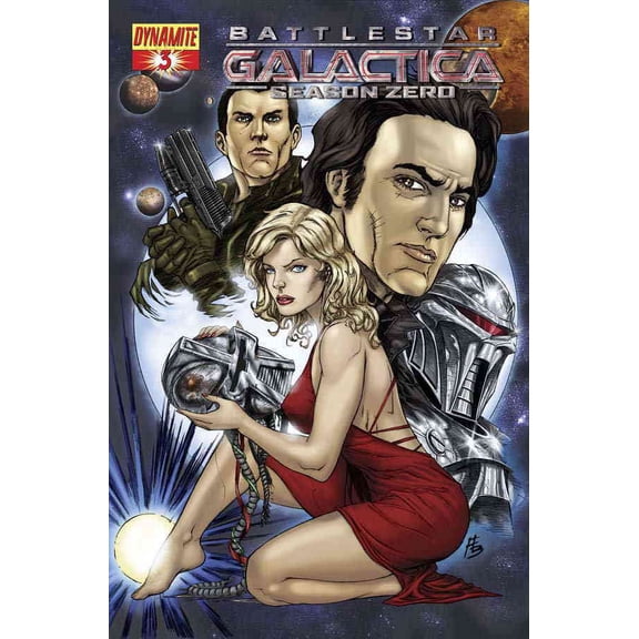 Battlestar Galactica Season Zero #3B VF ; Dynamite Comic Book