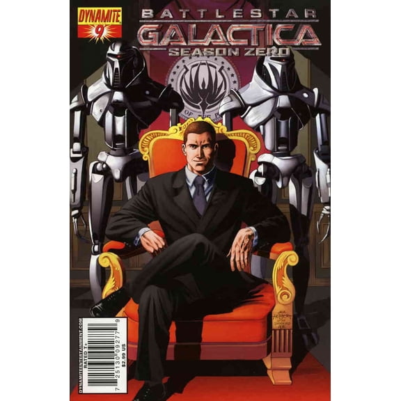 Battlestar Galactica Season Zero #9A VF ; Dynamite Comic Book
