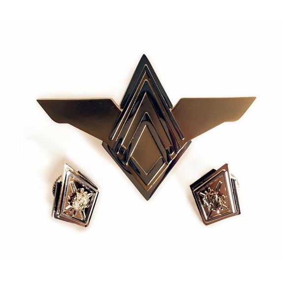 Battlestar Galactica TV Series Deluxe Senior Officer Rank Pin Set