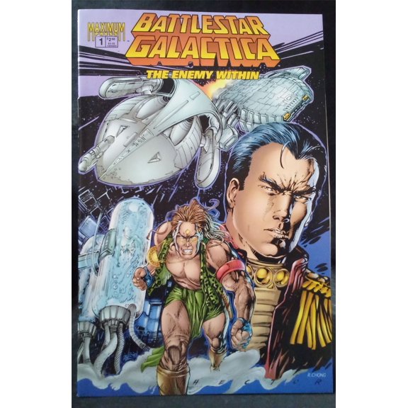 Pre-Owned Battlestar Galactica: The Enemy Within #1 1995 Maximum Press Comic Book