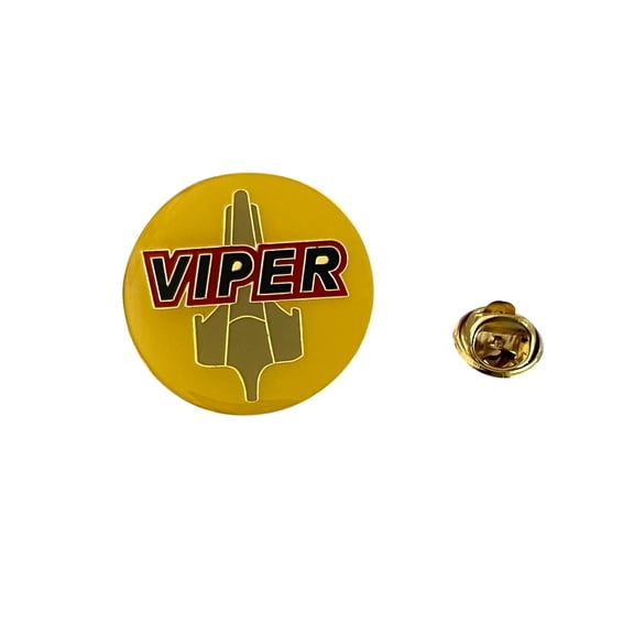 Battlestar Galactica Enamel Metal Science Fiction Viper Button Pin