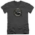 thumbnail image 1 of Battlestar Galactica Viper Squadron S/S Adult V-Neck T-Shirt Charcoal, 1 of 1