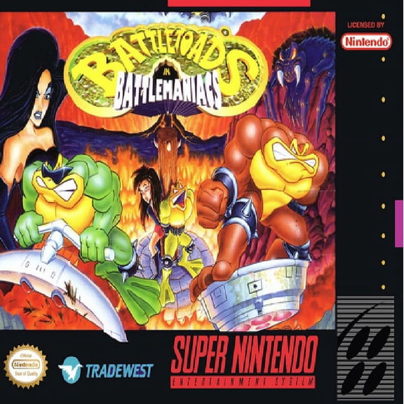 Restored Battletoads in Battlemaniacs Super Nintendo Fighting Game