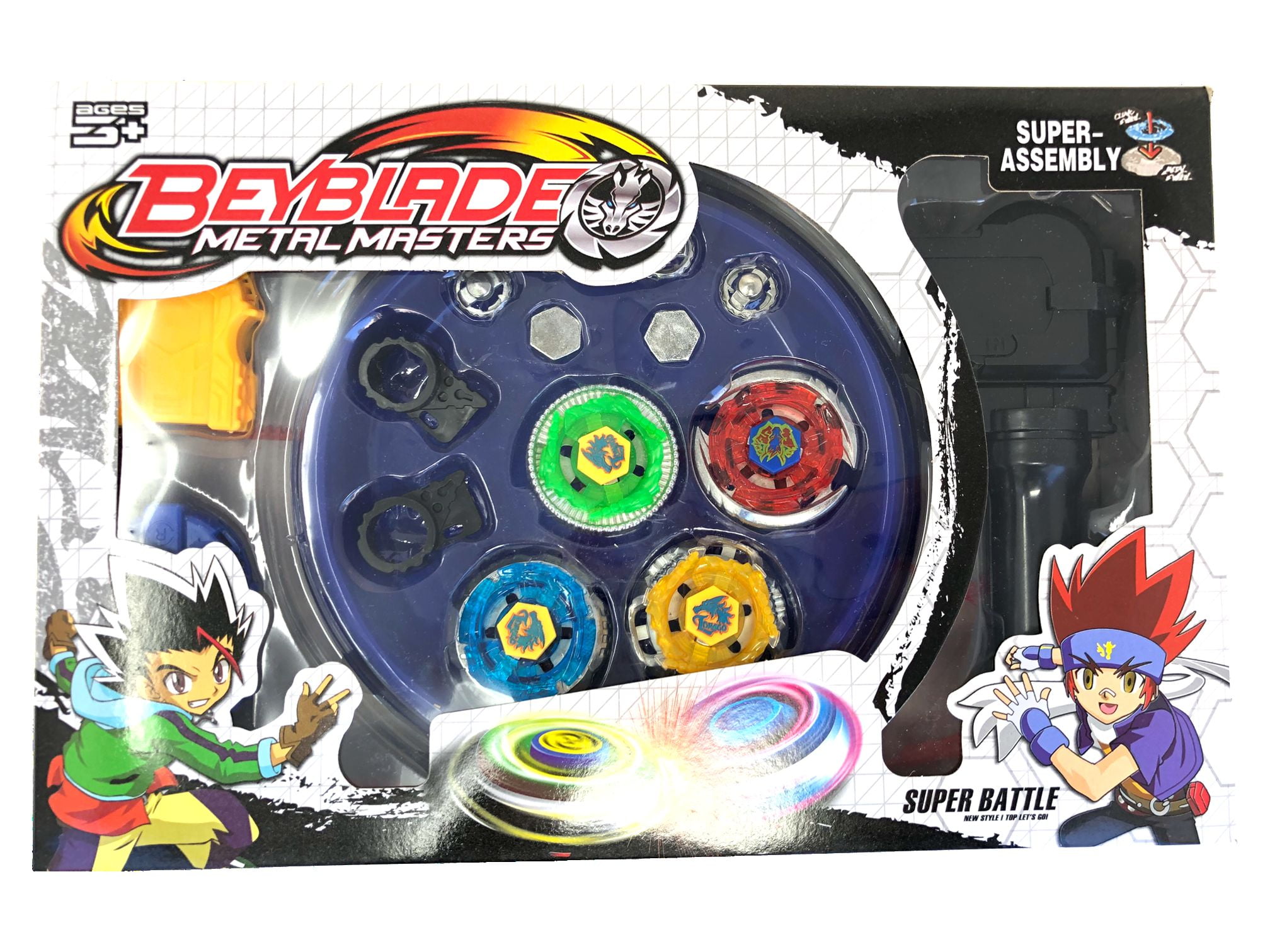 BEYBLADE Burst QuadStrike Energy Uprising 4-Pack with 4 Spinning Tops,  Battle Toy Tops, Kid Toys for Ages 8 and Up