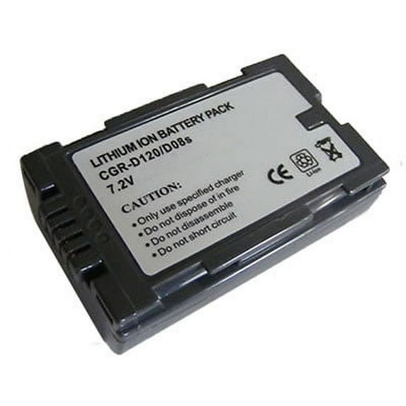Battpit: Camcorder Battery Replacement for Panasonic NV-DS9 (850 mAh) CGR-D08S 7.2 Volt Li-ion Camcorder Battery