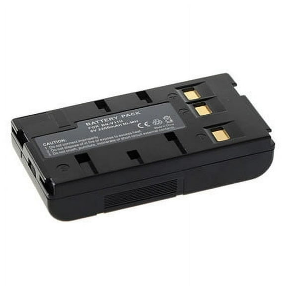 Battpit: Camcorder Battery Replacement for Panasonic PV-10 (2100 mAh) BN-V12U 6.0 Volt Ni-MH Camcorder Battery