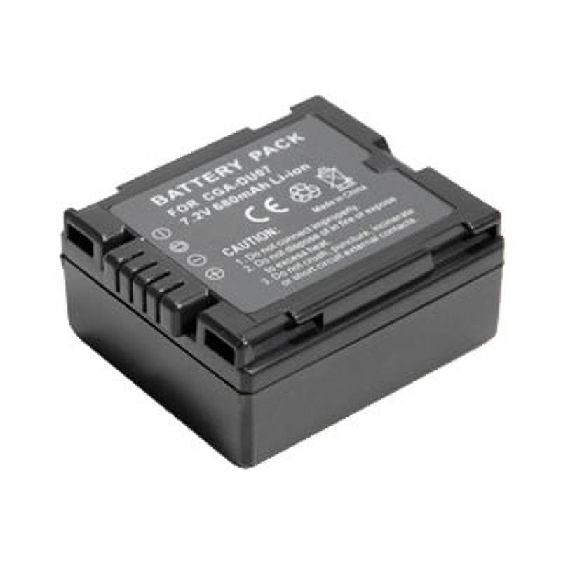 Vhbw Batteria Compatibile Per Videocamera Panasonic PV-GS50, PV-GS55, PV-GS70, PV-GS120, PV-GS200 – Li-Ion 600mAh, 7,2V