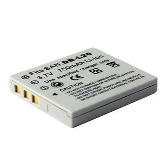 Battpit: Camcorder Battery Replacement for Sanyo VPC-E60 (750 mAh) DB-L20 3.7 Volt Li-ion Camcorder Battery