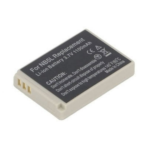 Battpit: Digital Camera Battery Replacement for Canon NB-5L (1100 mAh) NB5L 3.7 Volt Li-ion Digital Camera Battery