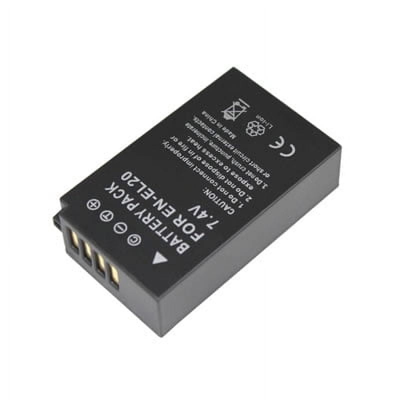 Battpit: Digital Camera Battery Replacement for Nikon EN-EL20 (1020 mAh) EN-EL20 7.2 Volt Li-ion Digital Camera Battery