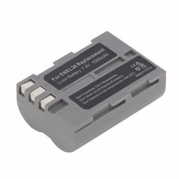 Battpit: Digital Camera Battery Replacement for Nikon EN-EL3e (1500 mAh) EN-EL3E 7.4 Volt Li-ion Digital Camera Battery