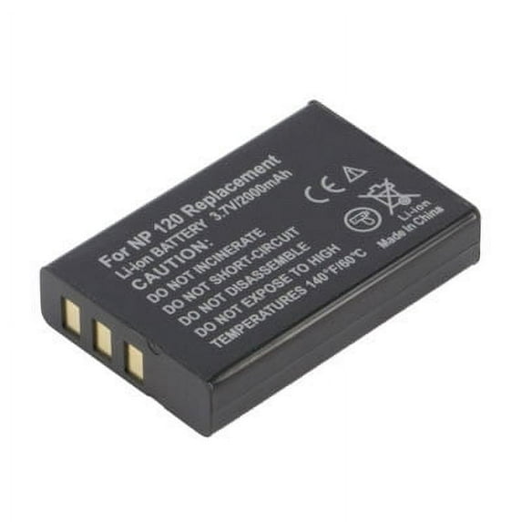 Battpit: Digital Camera Battery Replacement for Pentax 39117 (1700 mAh) Fuji NP-120 3.7 Volt Li-ion Digital Camera Battery