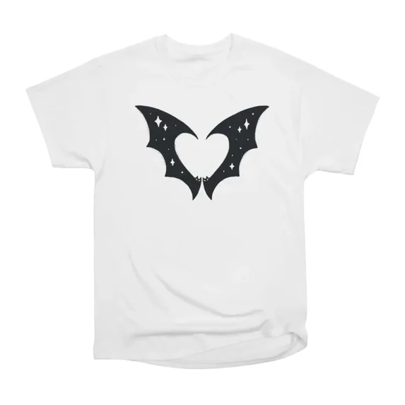 Batty Besties Heart T-Shirt Tee Gift For Him Merch For Her Apparel For Friend