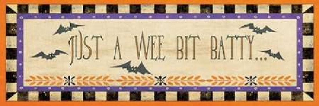 Batty Canvas Art - Jo Moulton (12 x 36)
