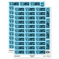 thumbnail image 1 of Batty Over This Bat Teacher Student School Sticker Set - Light Blue - Gloss Finish - 1.5" Small, 1 of 7