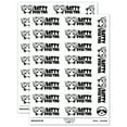 thumbnail image 1 of Batty Over This Bat Teacher Student School Sticker Set - White - Matte Finish - 2.00" Large, 1 of 7