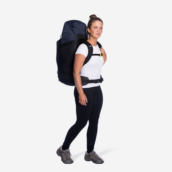 Nomad Batura Premium 55L Hiking Backpack, Lightweight Travel & Camping Rucksack with Rain Cover, Dark Navy