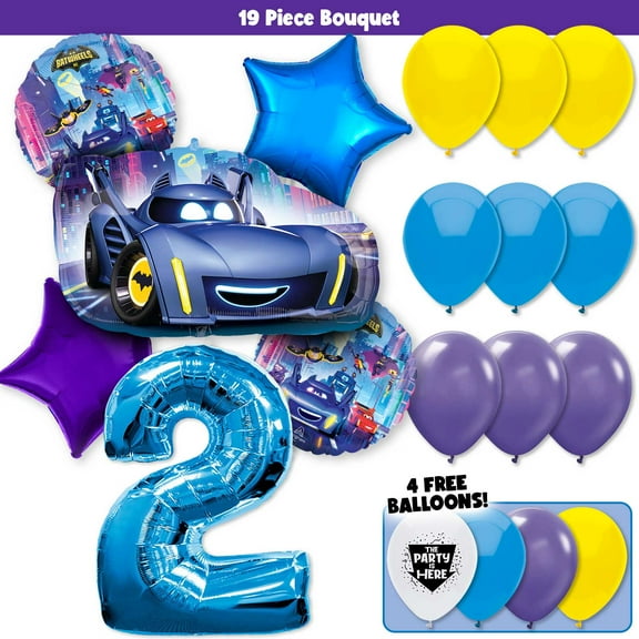 Batwheels Batman Deluxe Balloon Bouquet Kit