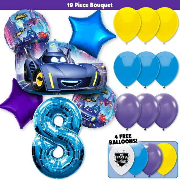 Batwheels Batman Deluxe Balloon Bouquet Kit