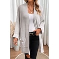 thumbnail image 1 of Batwing Sleeve Oversized Cable Knit Cardigan, 1 of 11