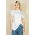 thumbnail image 1 of Batwing Sleeve Twist Front Tee, 1 of 2